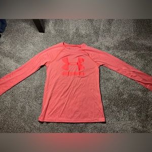 under armour pink girls long sleeve